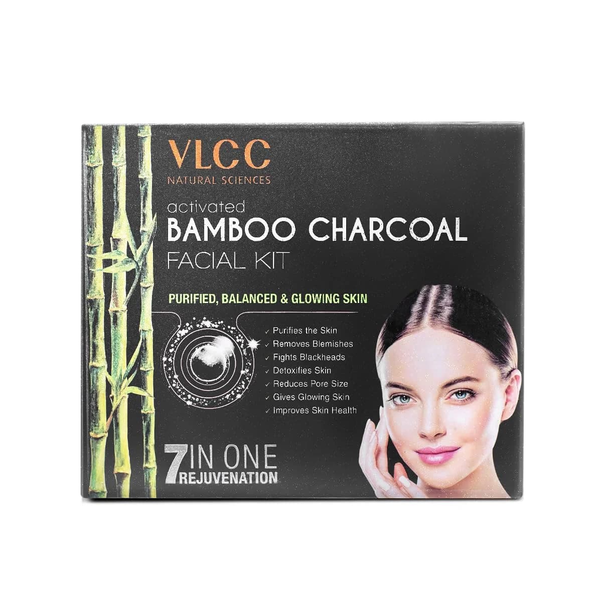 Vlcc Facial Kit Charcoal Bamboo 60Gm image