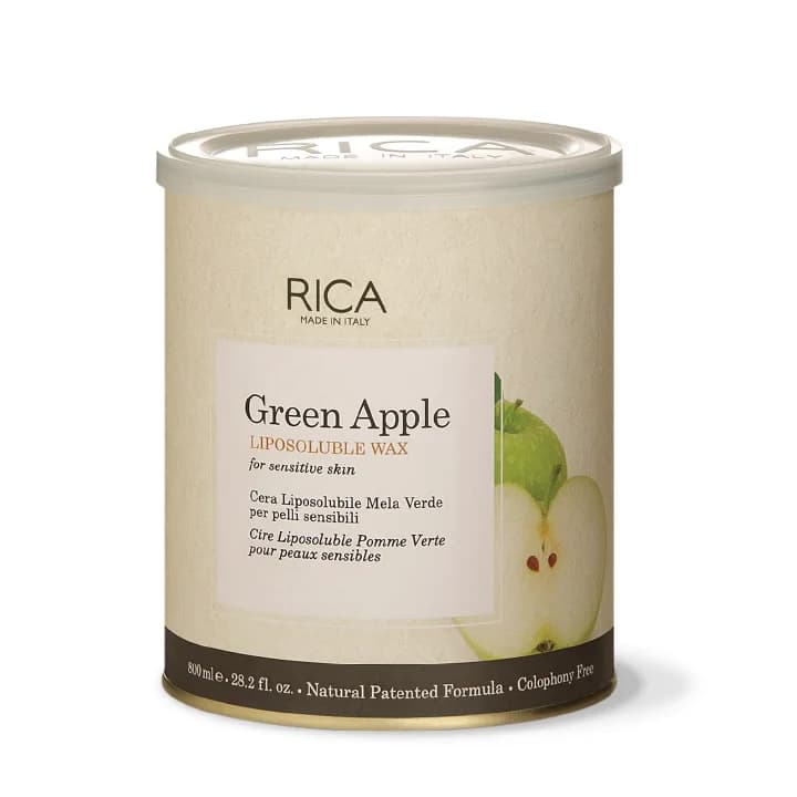 Rica Hot Wax Green Apple 800Ml image