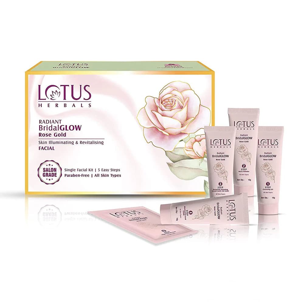 Lotus Herbal Facial Kit Radiant Bridal Glow 40Gm image