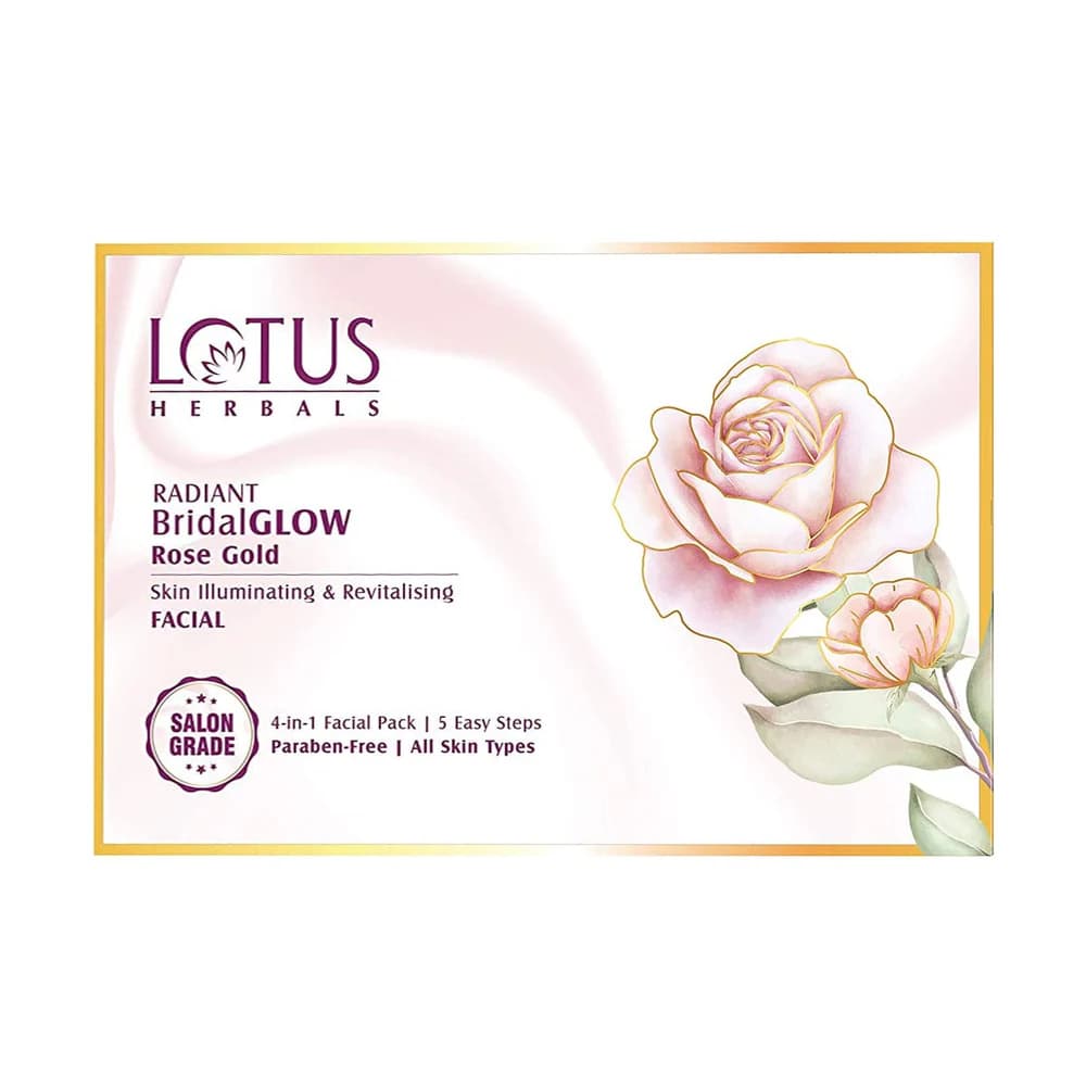 Lotus Herbal Facial Kit Radiant Bridal Glow 160Gm image