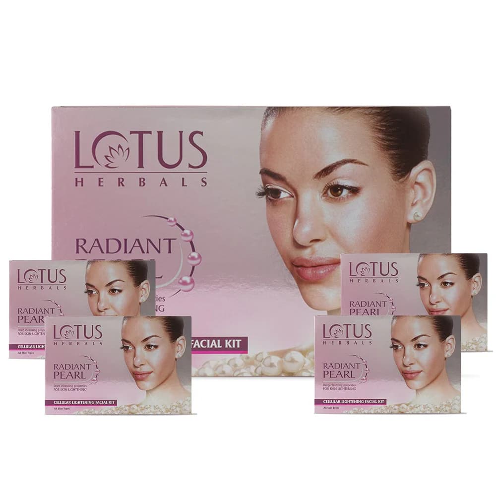 Lotus Herbal Facial Kit Radiant Pearl 160Gm image