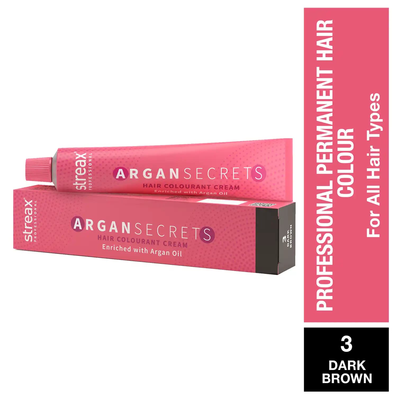 Streax Hair Color Argan Secrets 3 60Gm image