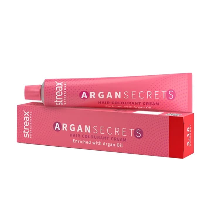 Streax Hair Color Argan Secrets 3.16 60Gm image
