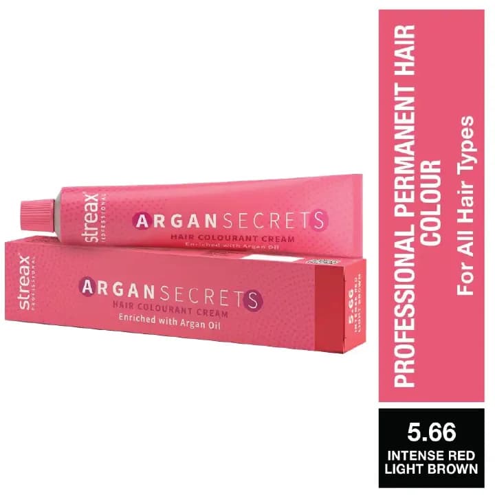 Streax Hair Color Argan Secrets 5.66 60Gm image