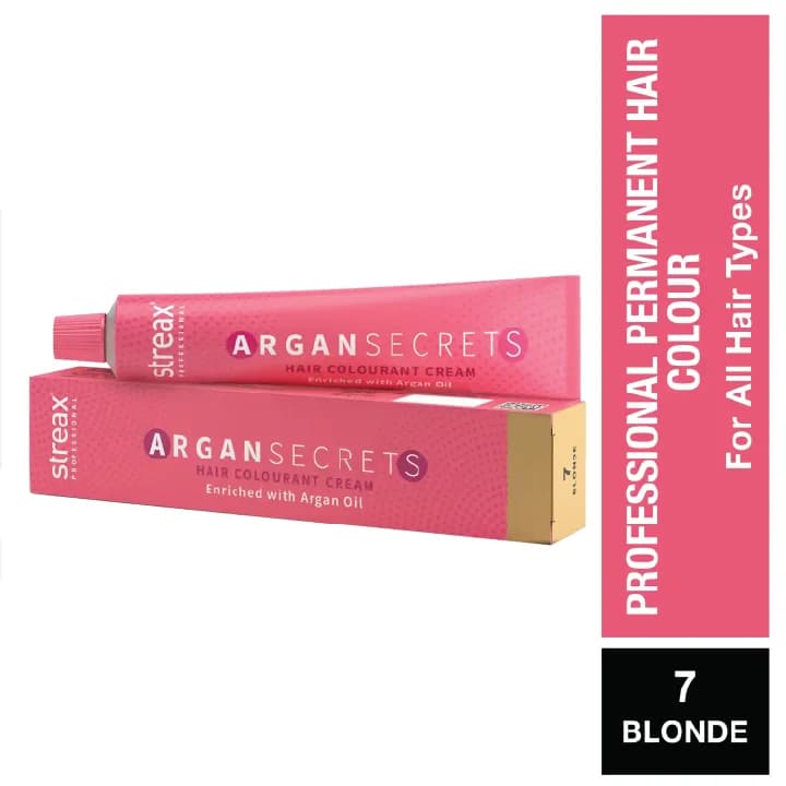 Streax Hair Color Argan Secrets 7 60Gm image