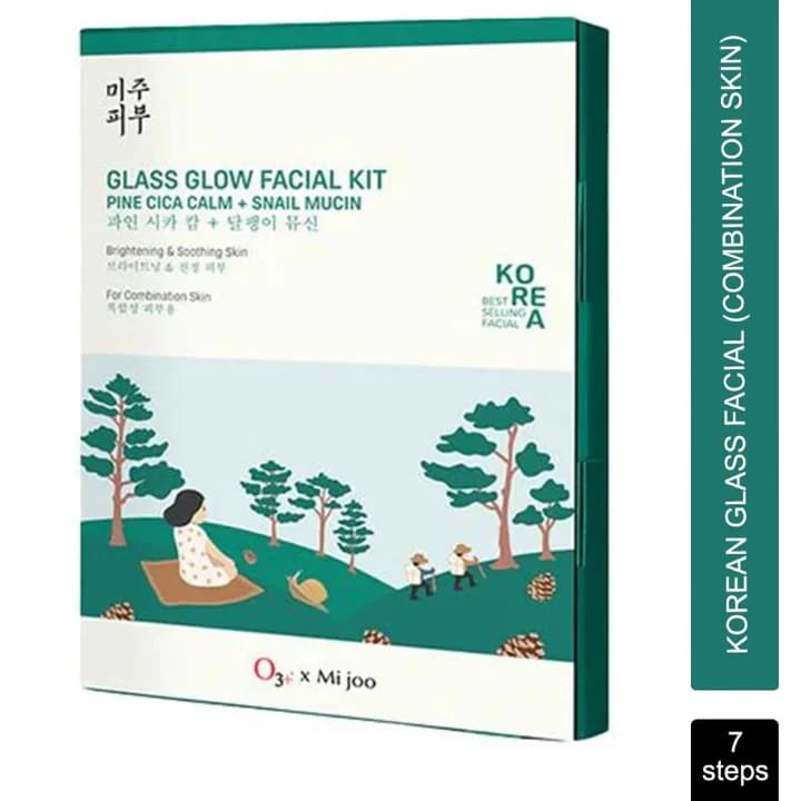 O3+Professinal Facial Kit Pine Cica Calm Glass Glow 1Pc image
