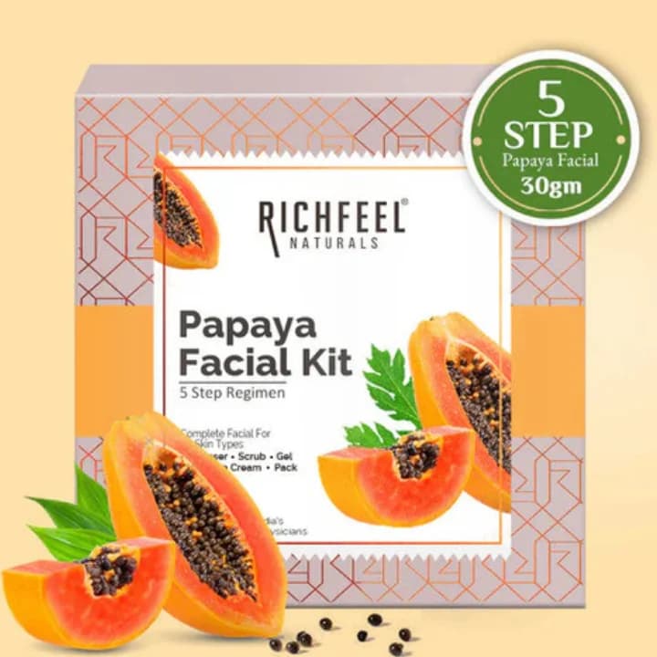 Richfeel Naturals Facial Kit Papaya 1Pc image