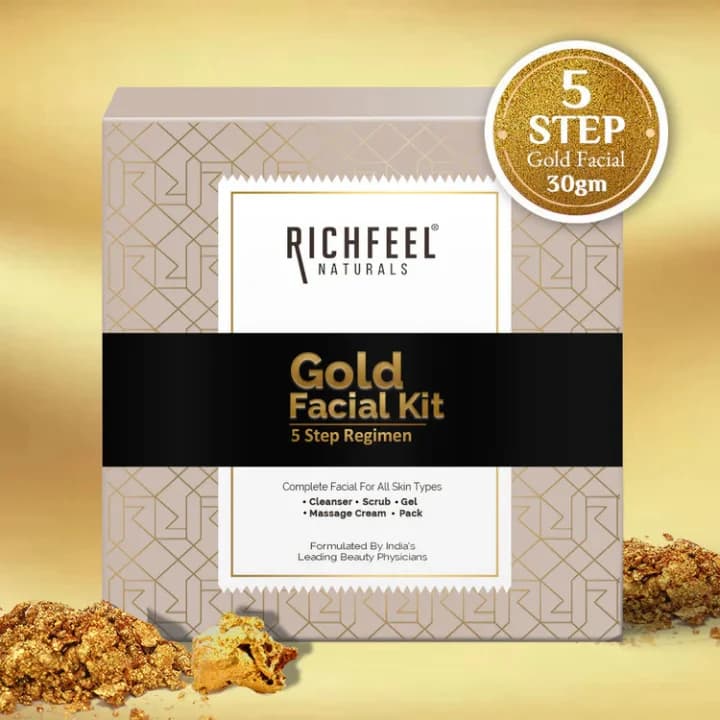 Richfeel Naturals Facial Kit Gold 1Pc image