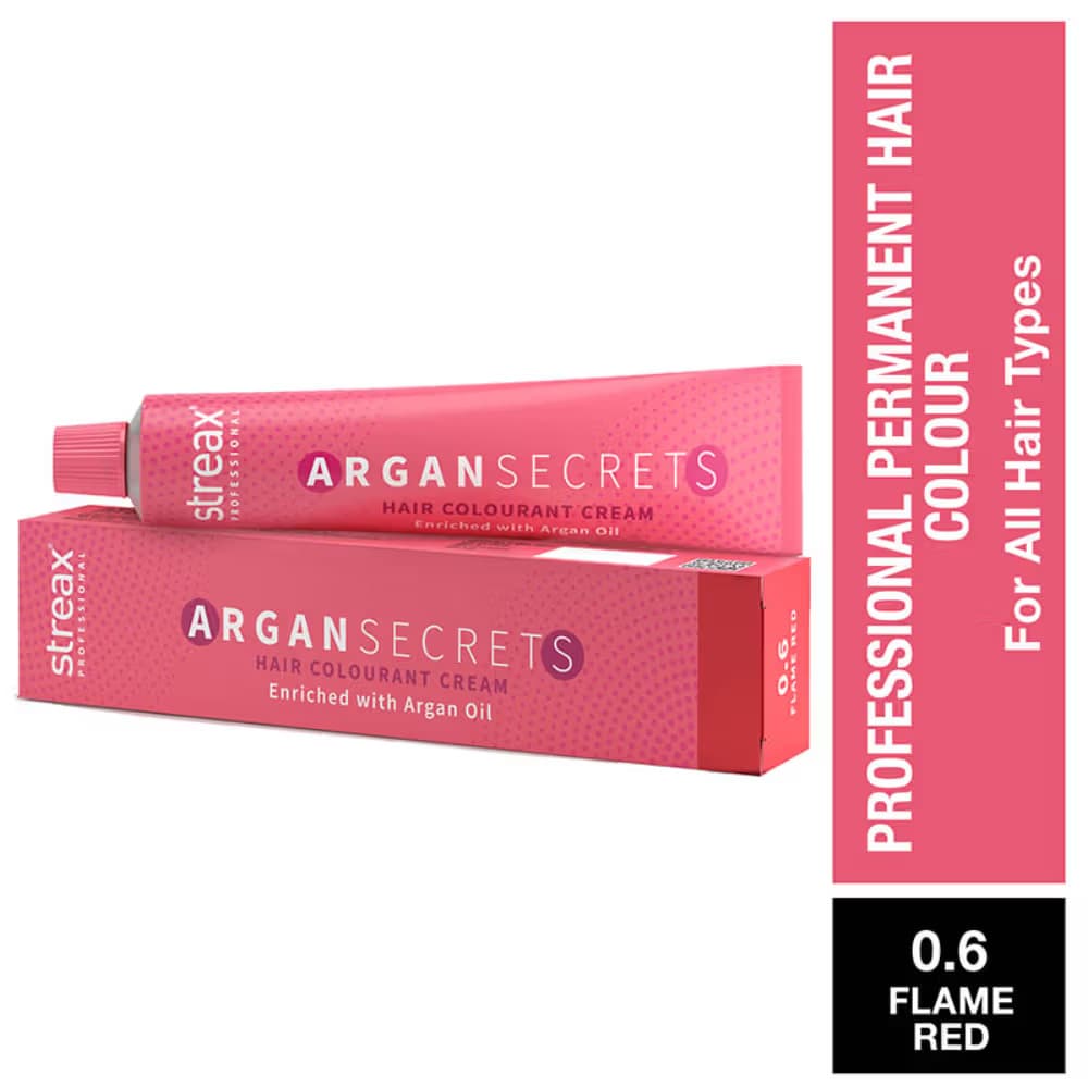 Streax Hair Color Argan Secrets 0.6 60Gm