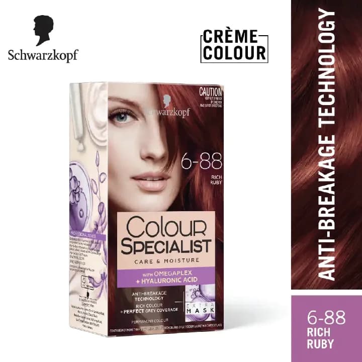 Schwarzkopf Hair Color Speacialist 6-88 100Gm image