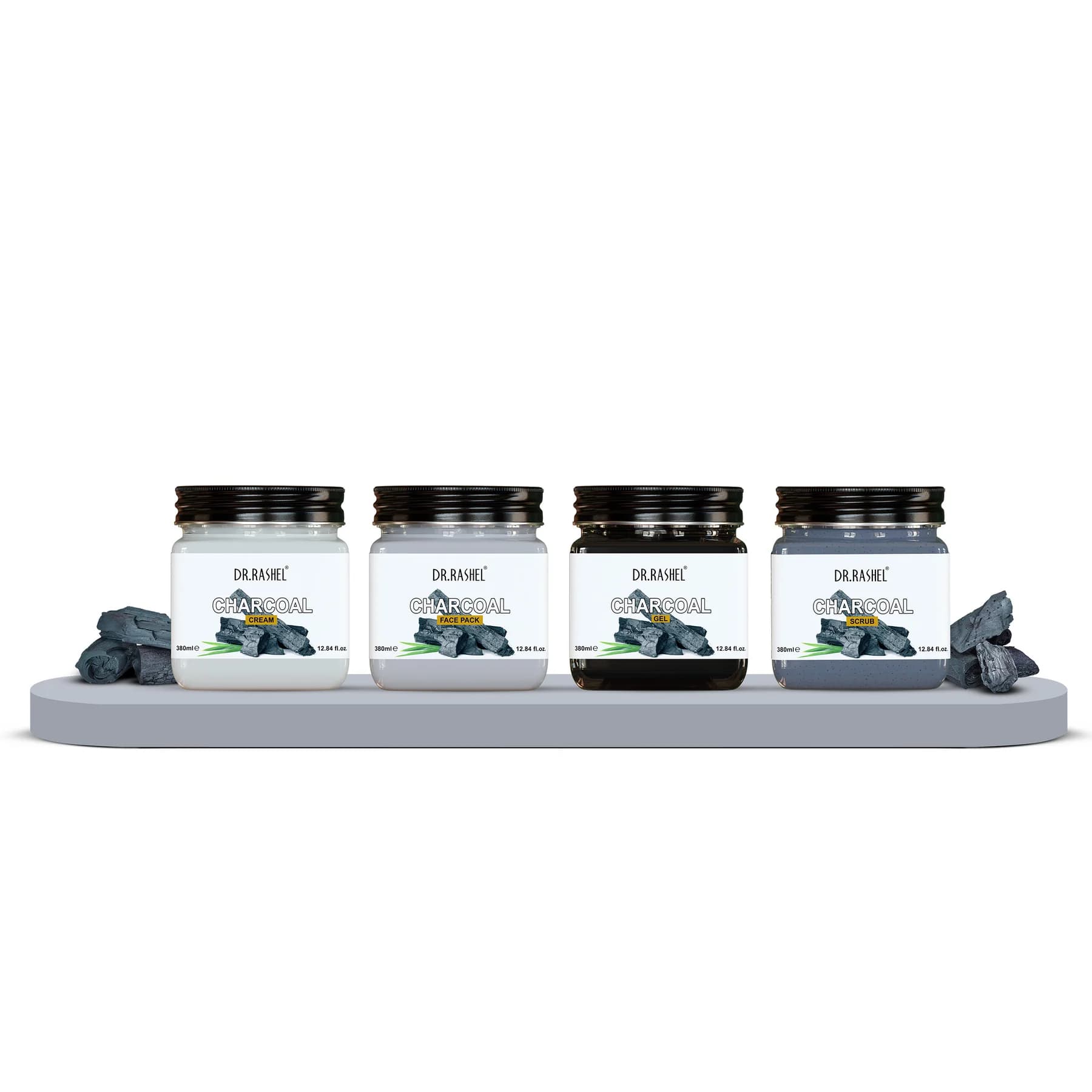 Dr.Rashel 380Ml Pack Of 4 Charcoal image