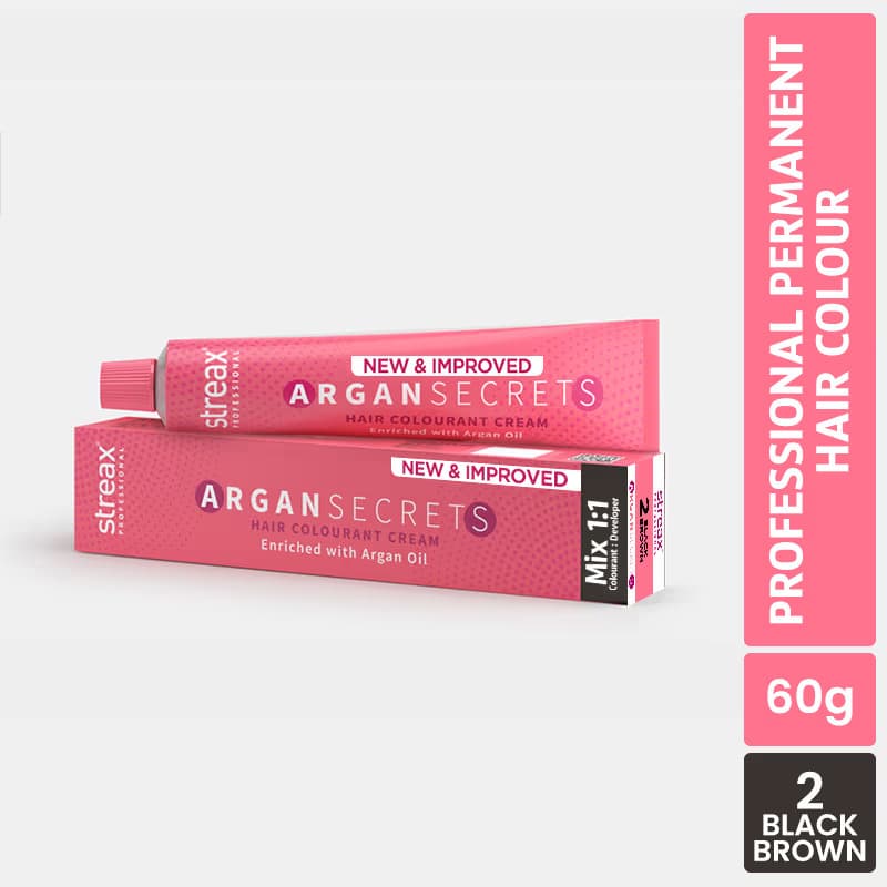 Streax Hair Color Argan Secrets 2 60Gm
