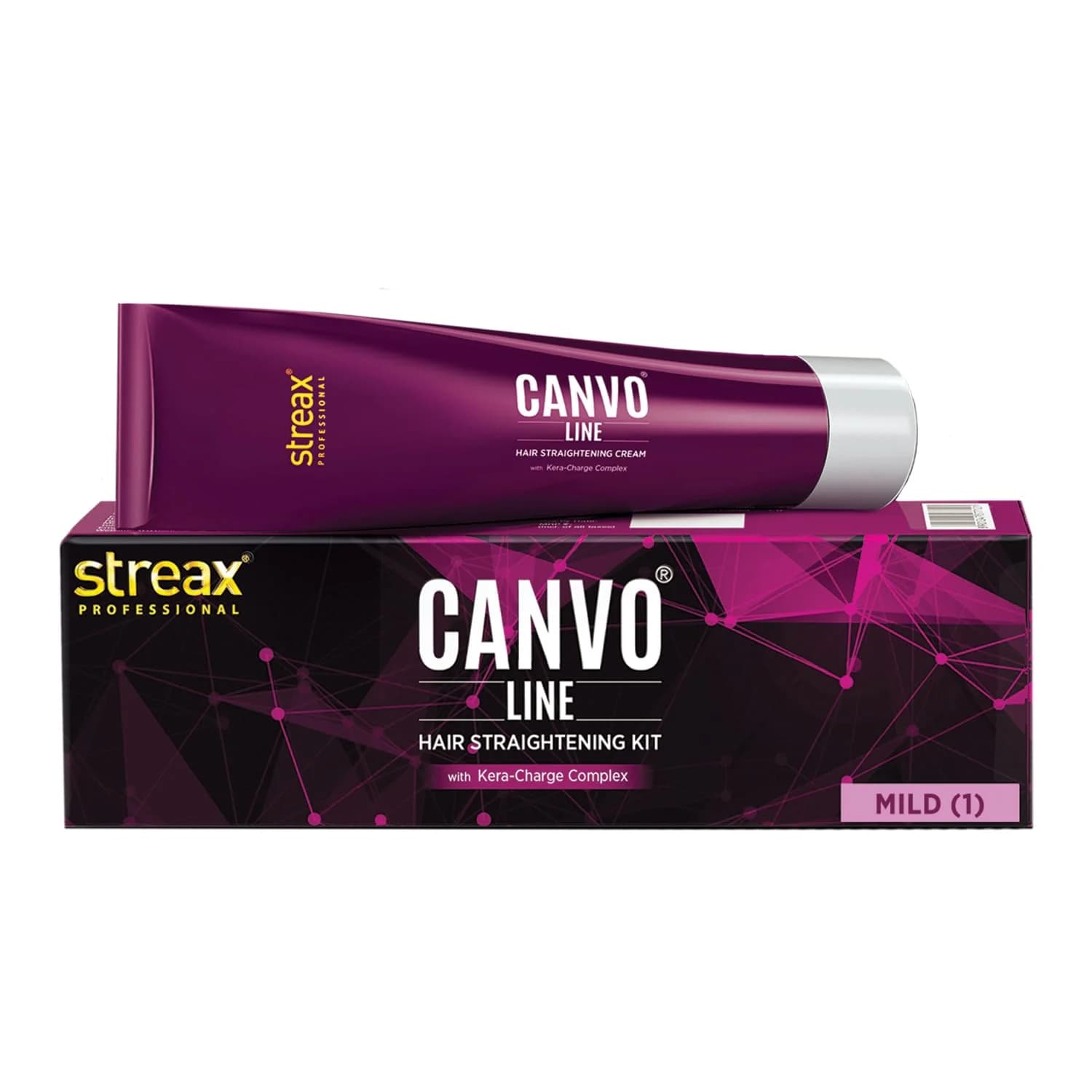 Streax Straightening Cream Canvo Mild 80Gm image