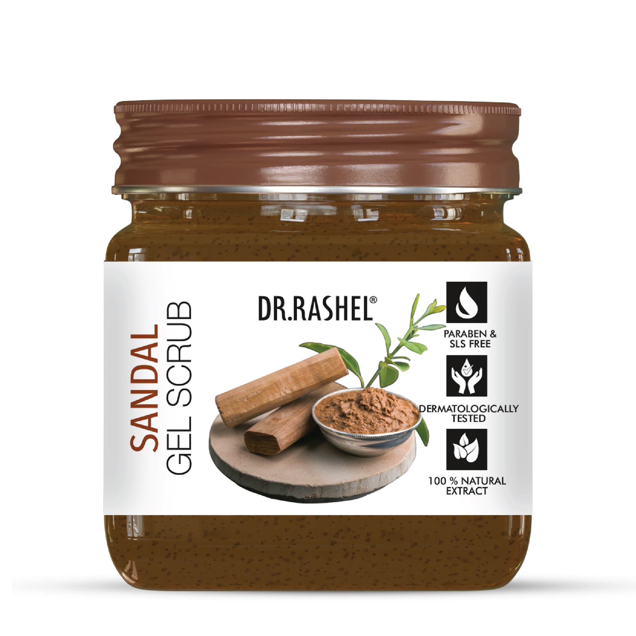 Dr.Rashel Face & Body Gel Scrub Sandal 380 Ml image