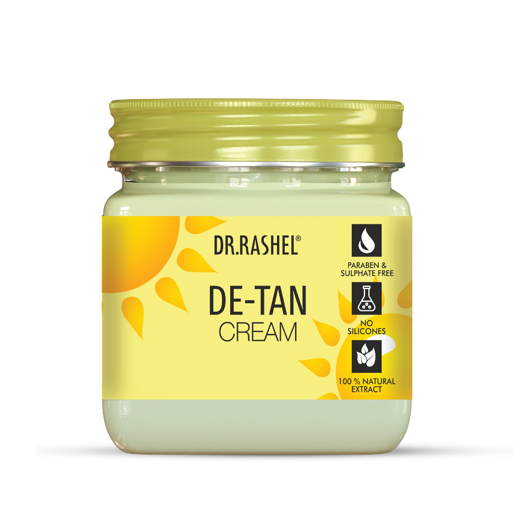 Dr.Rashel Face & Body Cream De-Tan 380 Ml image