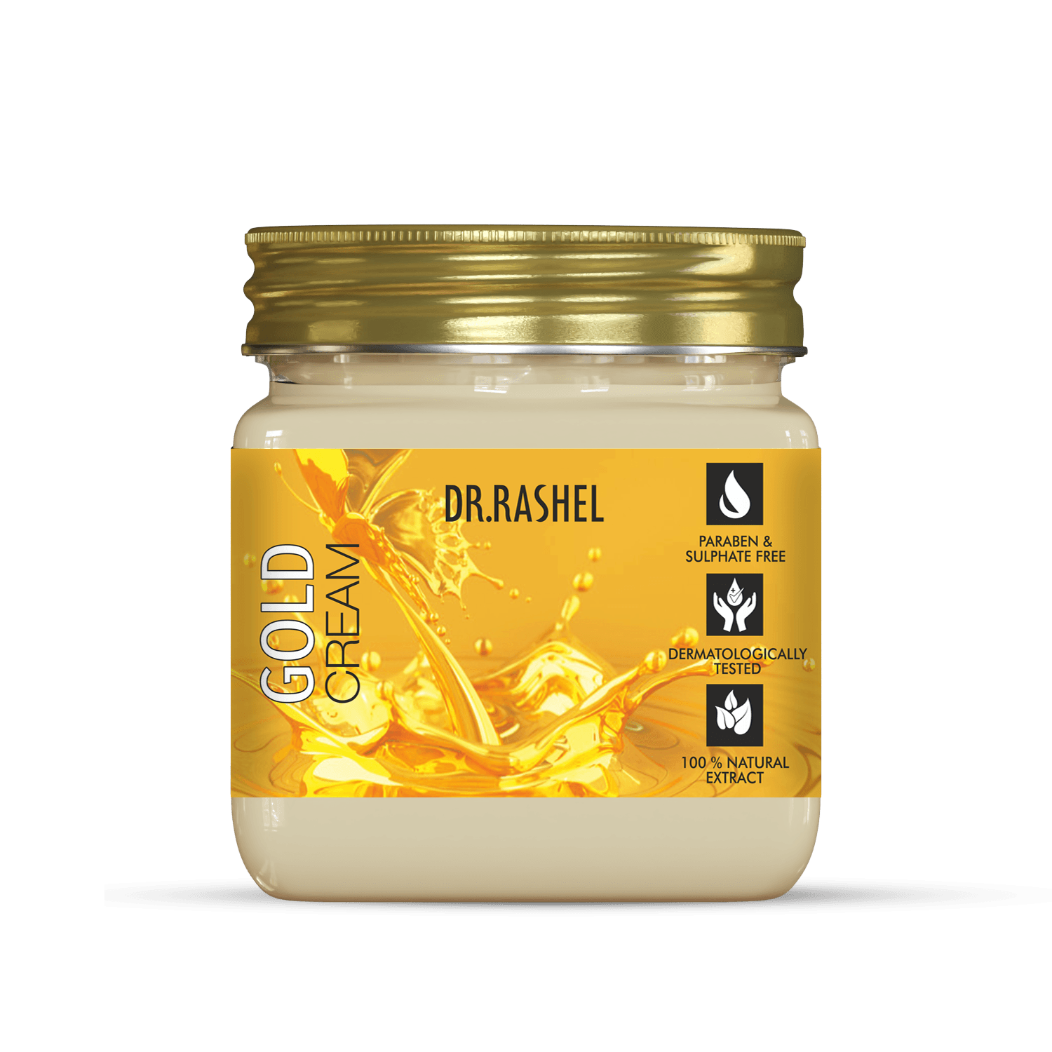 Dr.Rashel Face & Body Cream Gold 380 Ml image