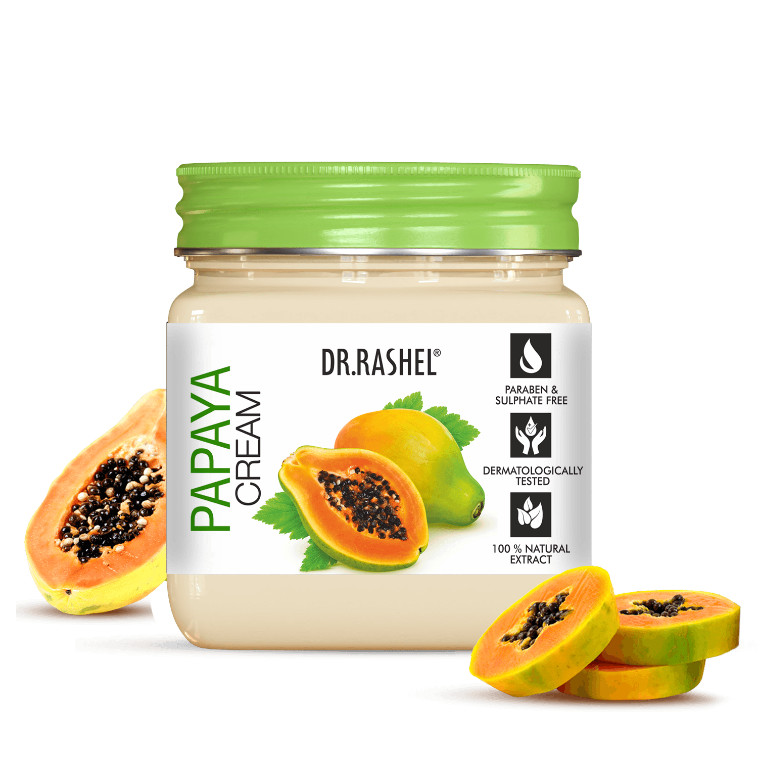 Dr.Rashel Face & Body Cream Papaya 380 Ml image