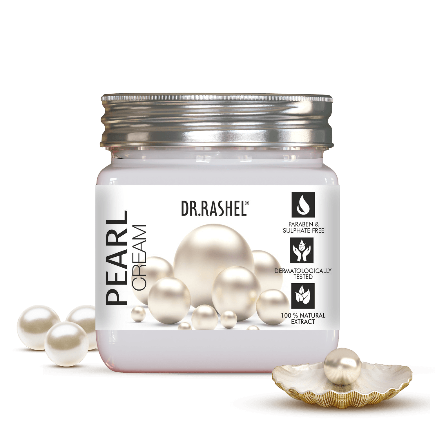 Dr.Rashel Face & Body Cream Pearl 380 Ml image
