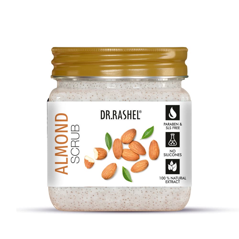 Dr.Rashel Face & Body Scrub Almond 380 Ml image