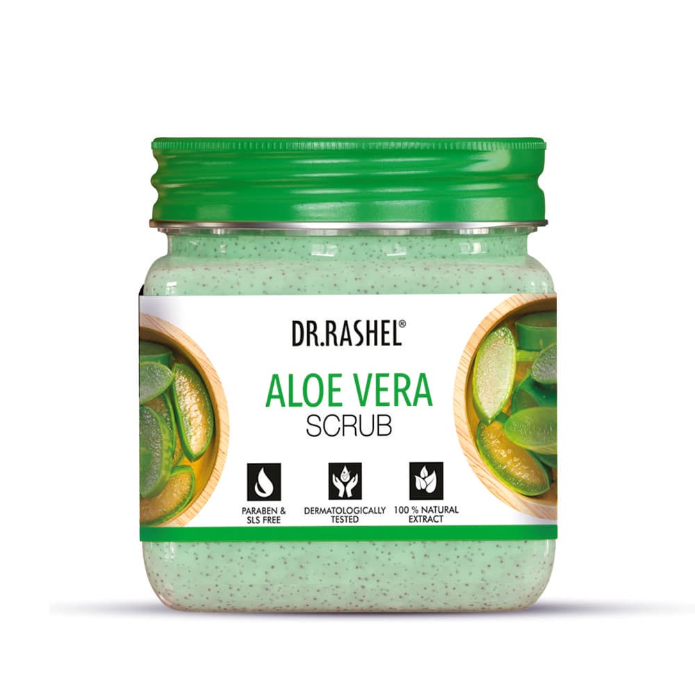 Dr.Rashel Face & Body Scrub Aloe Vera 380 Ml image