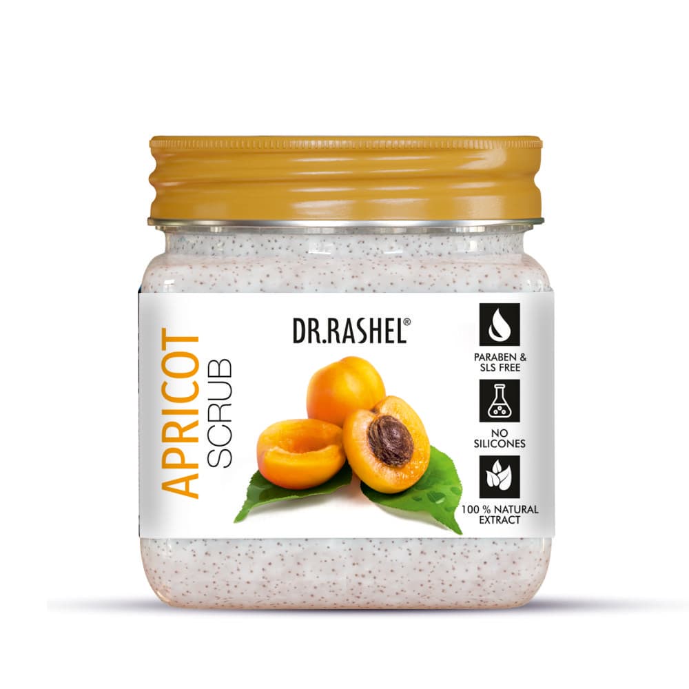 Dr.Rashel Face & Body Scrub Apricot 380 Ml image