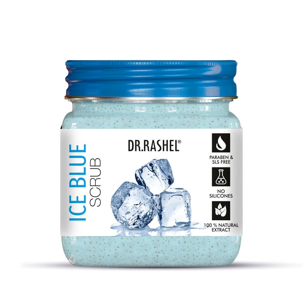 Dr.Rashel Face & Body Scrub Ice Blue 380 Ml image