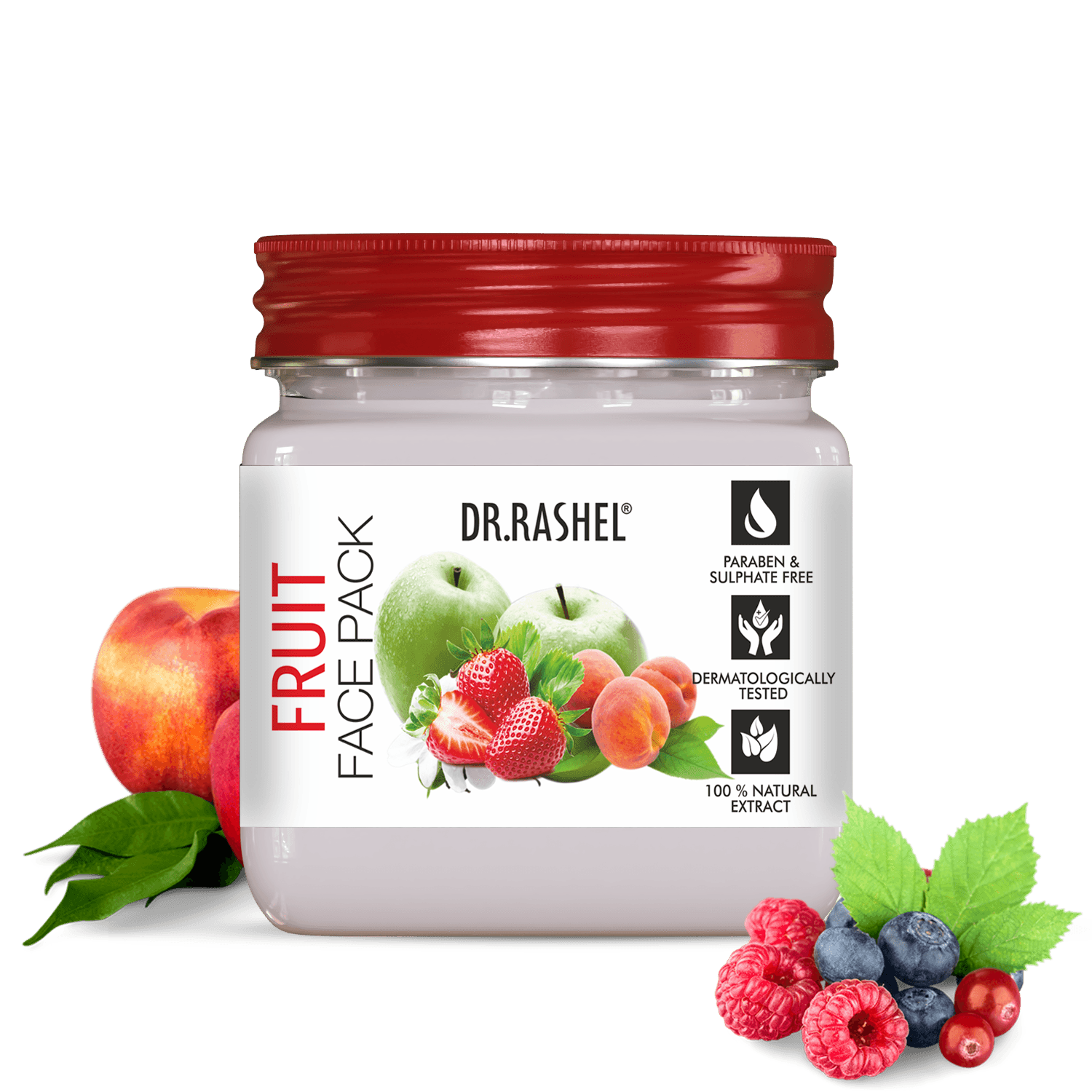 Dr.Rashel Face Pack Fruit 380 Ml image