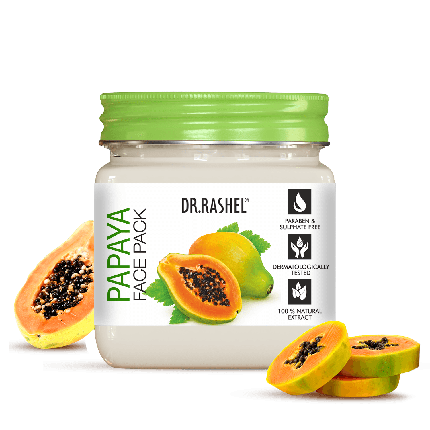 Dr.Rashel Face Pack Papaya 380 Ml image