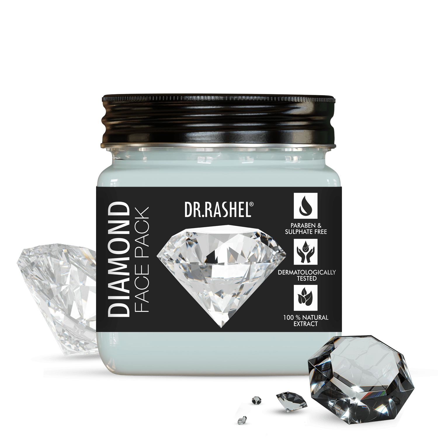 Dr.Rashel Face Pack Diamond 380 Ml image
