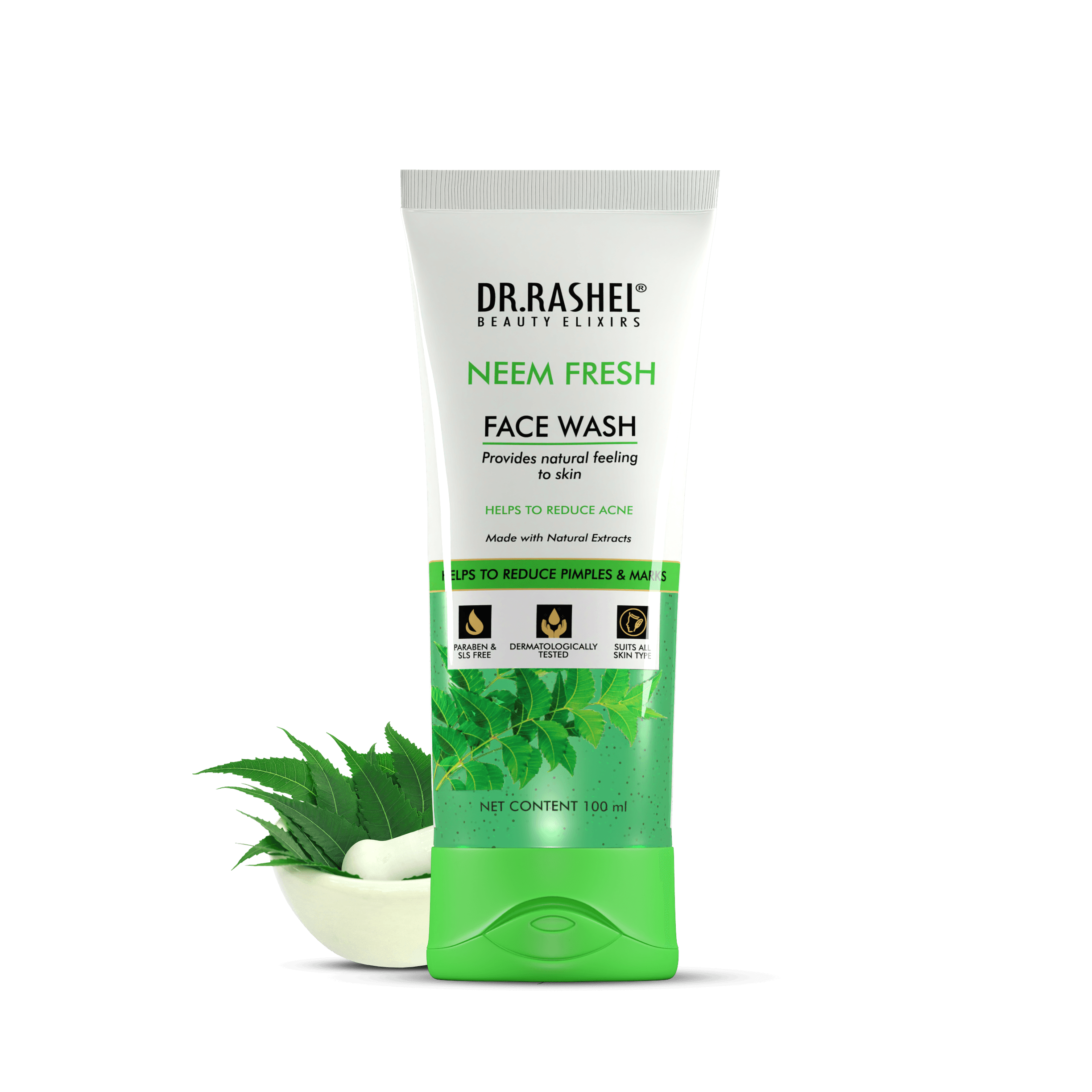 Dr.Rashel Face Wash Neem 100 Ml image