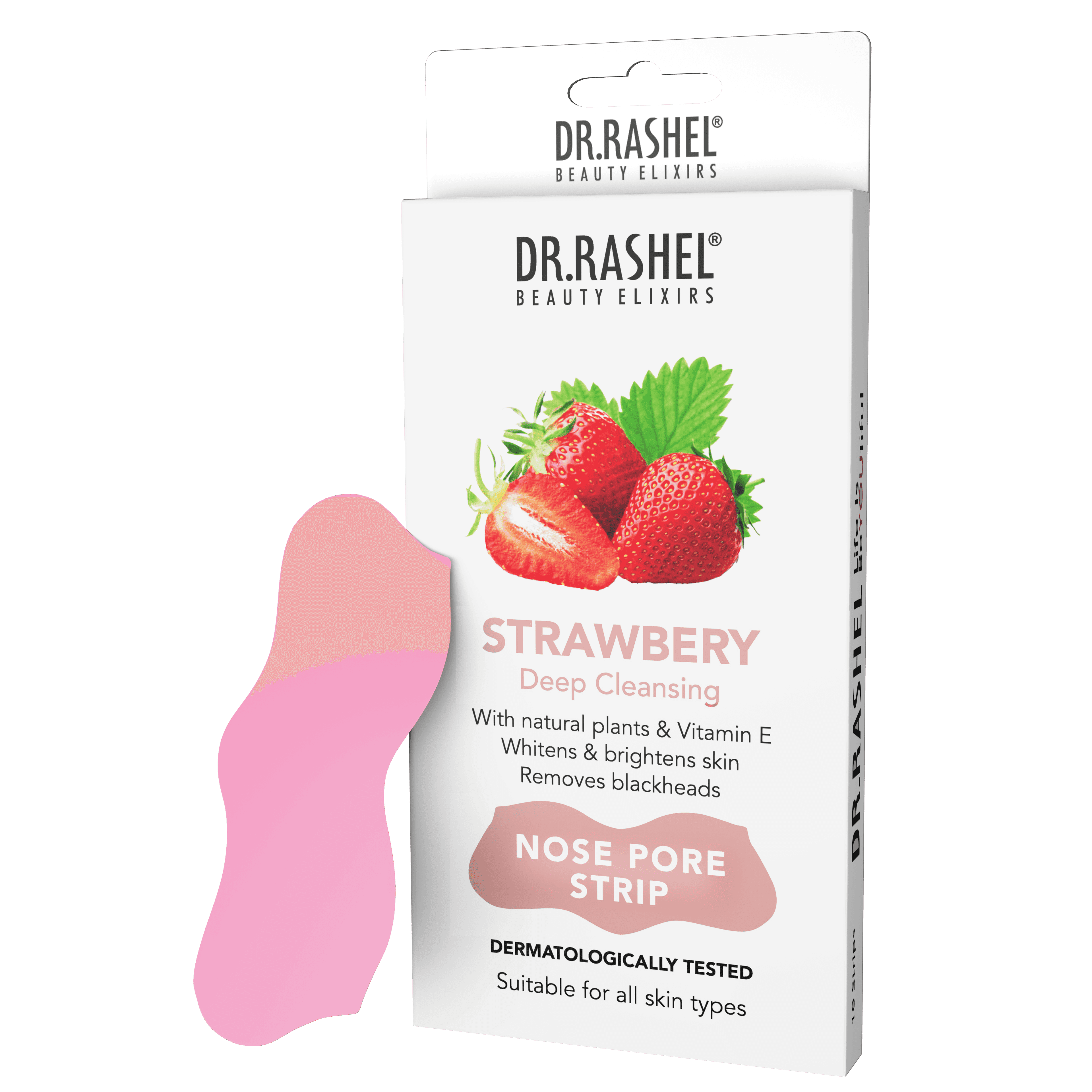 Dr.Rashel Nose Pore Strip Strawberry 10 Stp image