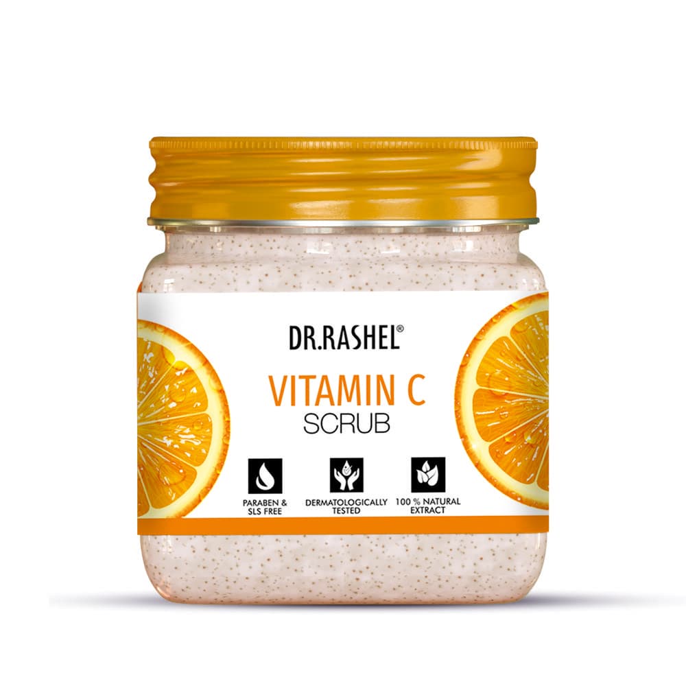 Dr.Rashel Face & Body Scrub Vitamin C 380 Ml image