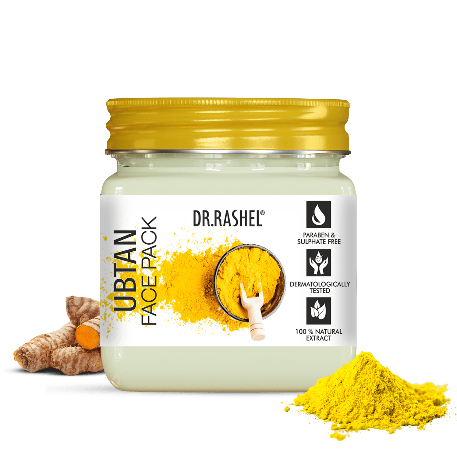 Dr.Rashel Face Pack Ubtan 380 Ml image