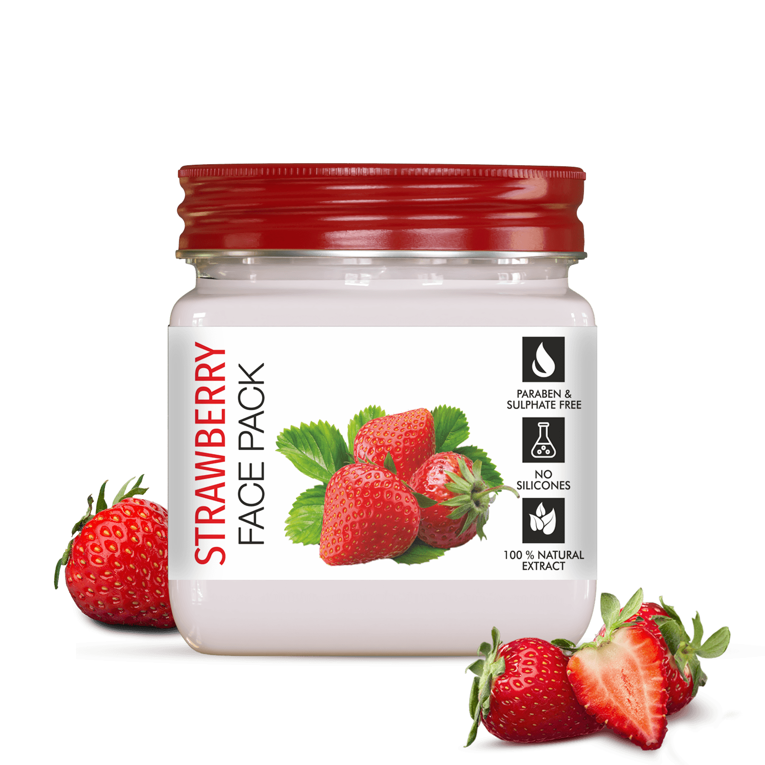 Dr.Rashel Face Pack Strawberry 380 Ml image
