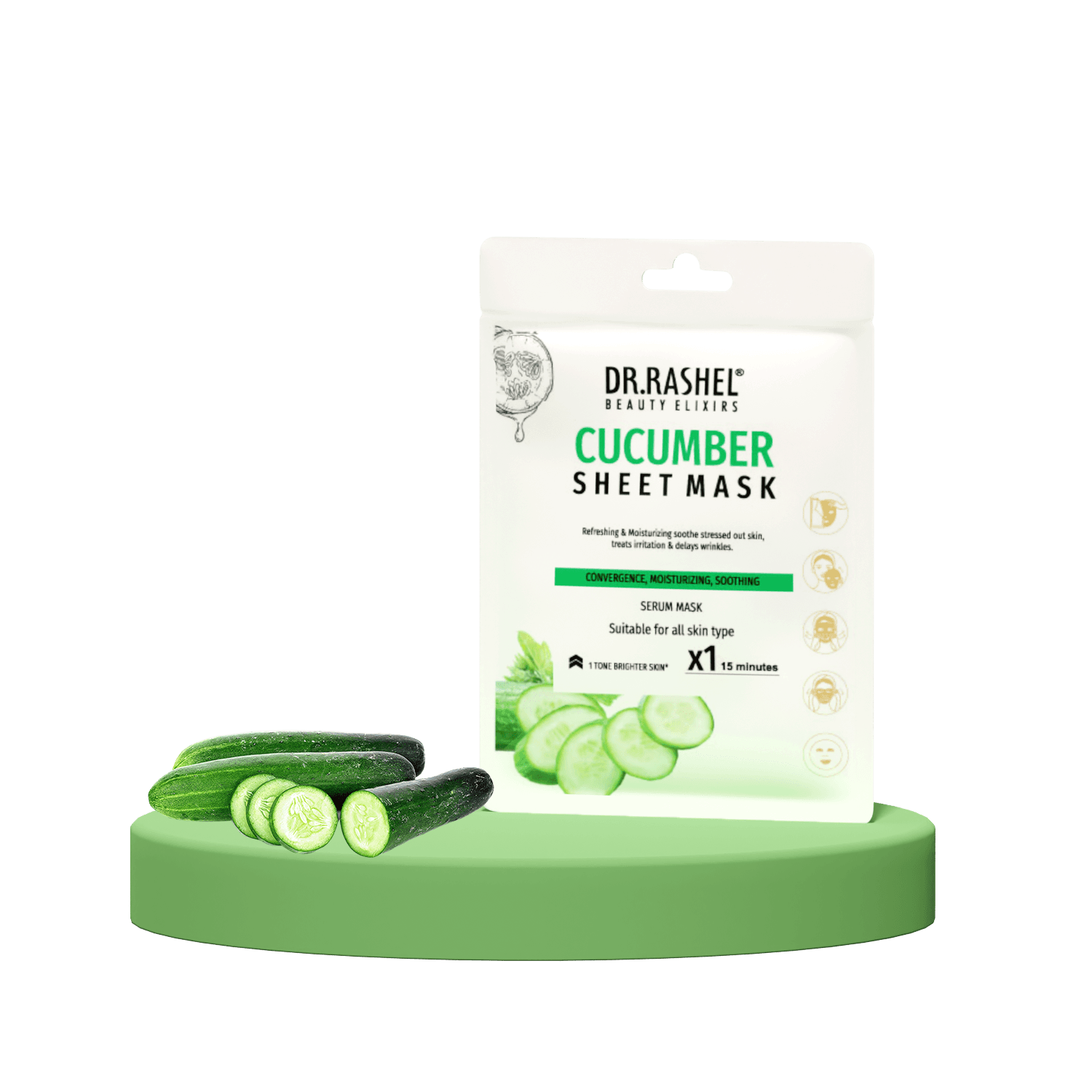 Dr.Rashel Sheet Mask Cucumber 20 Gm image