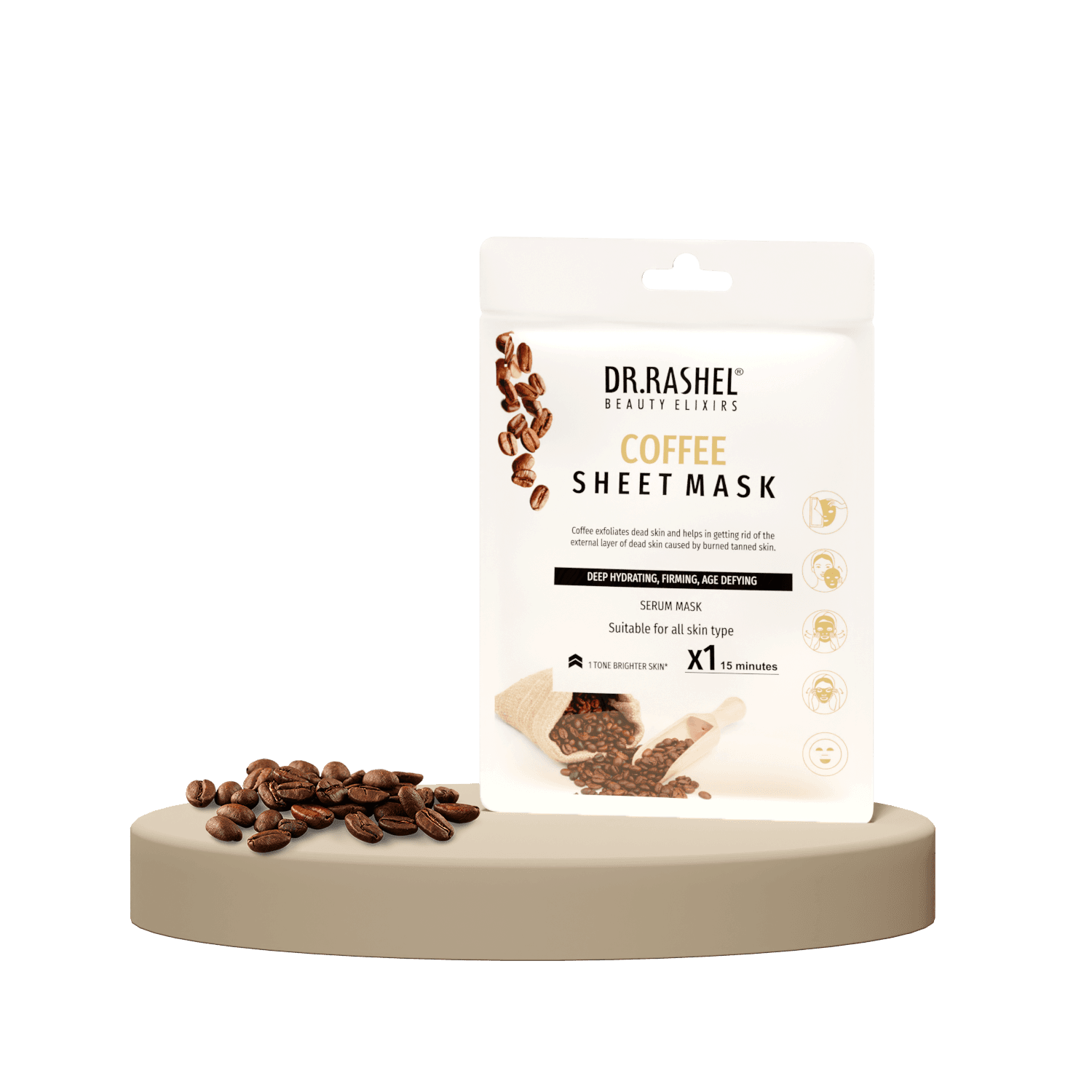Dr.Rashel Sheet Mask Coffee 20 Gm image