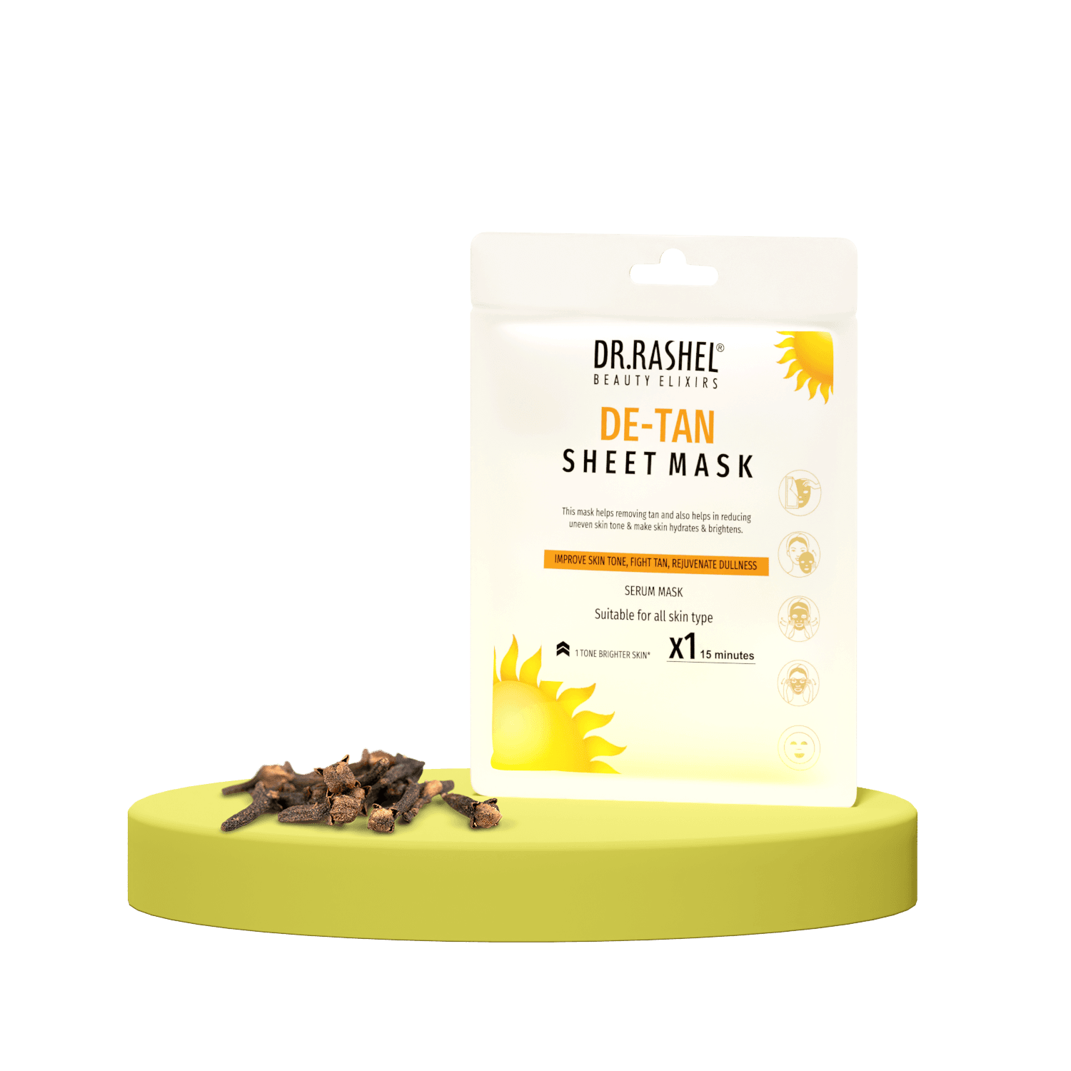 Dr.Rashel Sheet Mask De-Tan 20 Gm image