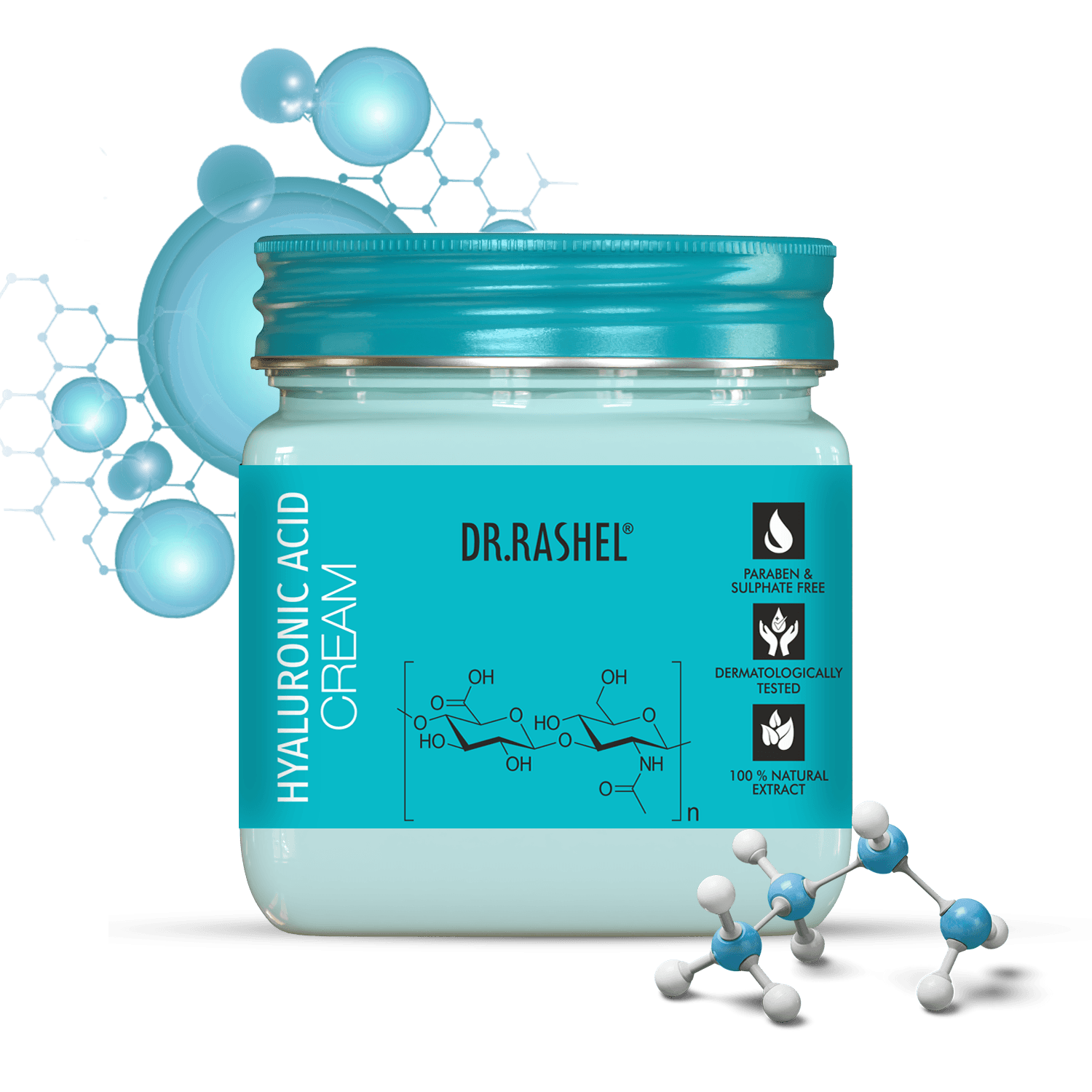 Dr.Rashel Face & Body Cream Hyaluronic Acid 380 Ml image