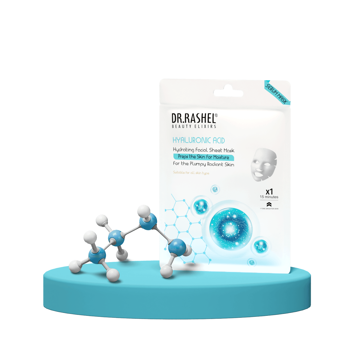Dr.Rashel Sheet Mask Hyaluronic Acid 20 Gm image