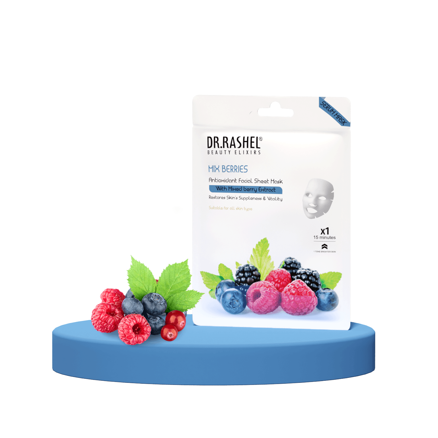 Dr.Rashel Sheet Mask Mix Berries 20 Gm image
