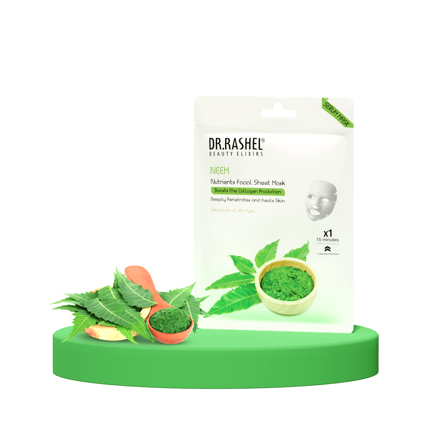 Dr.Rashel Sheet Mask Neem 20 Gm image