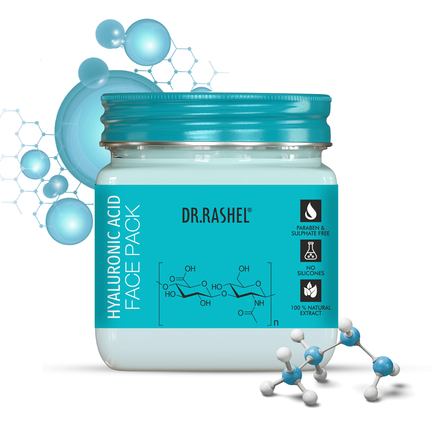 Dr.Rashel Face Pack Hyaluronic Acid 380 Ml image